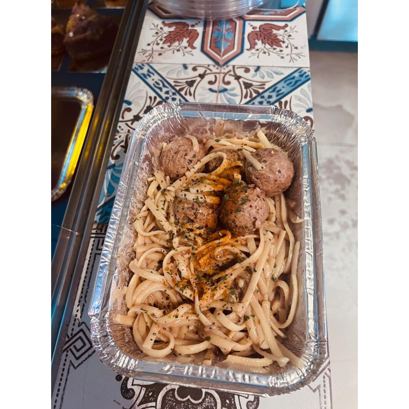 Tagliatelle boulette sauce tomate