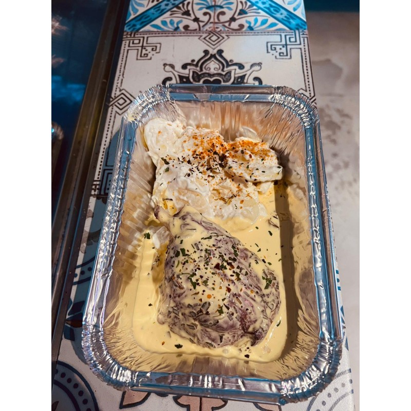 Jambonneau gratin de pommes-de-terre