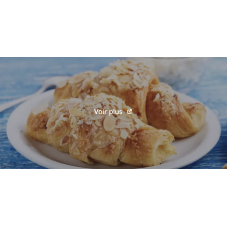 Croissant aux Amandes et chocolat blanc